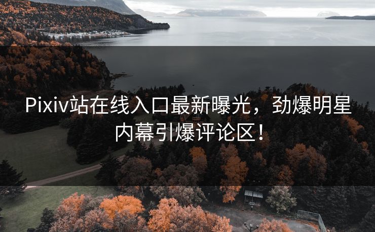 Pixiv站在线入口最新曝光,劲爆明星内幕引爆评论区!